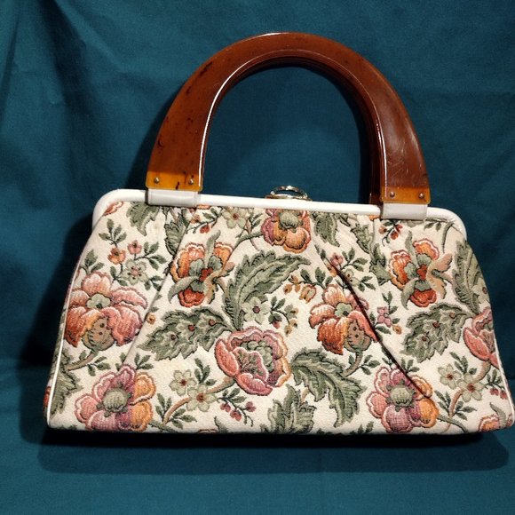 🎬 Verdi || Large Tapestry Satchel - Picture 1 of 16